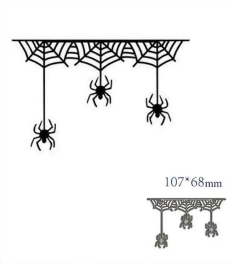 Happy Halloween Spider web Metal Cutting Dies Stencils Embossing Stencil DIY Scrapbook Paper Album DIY decoration make template