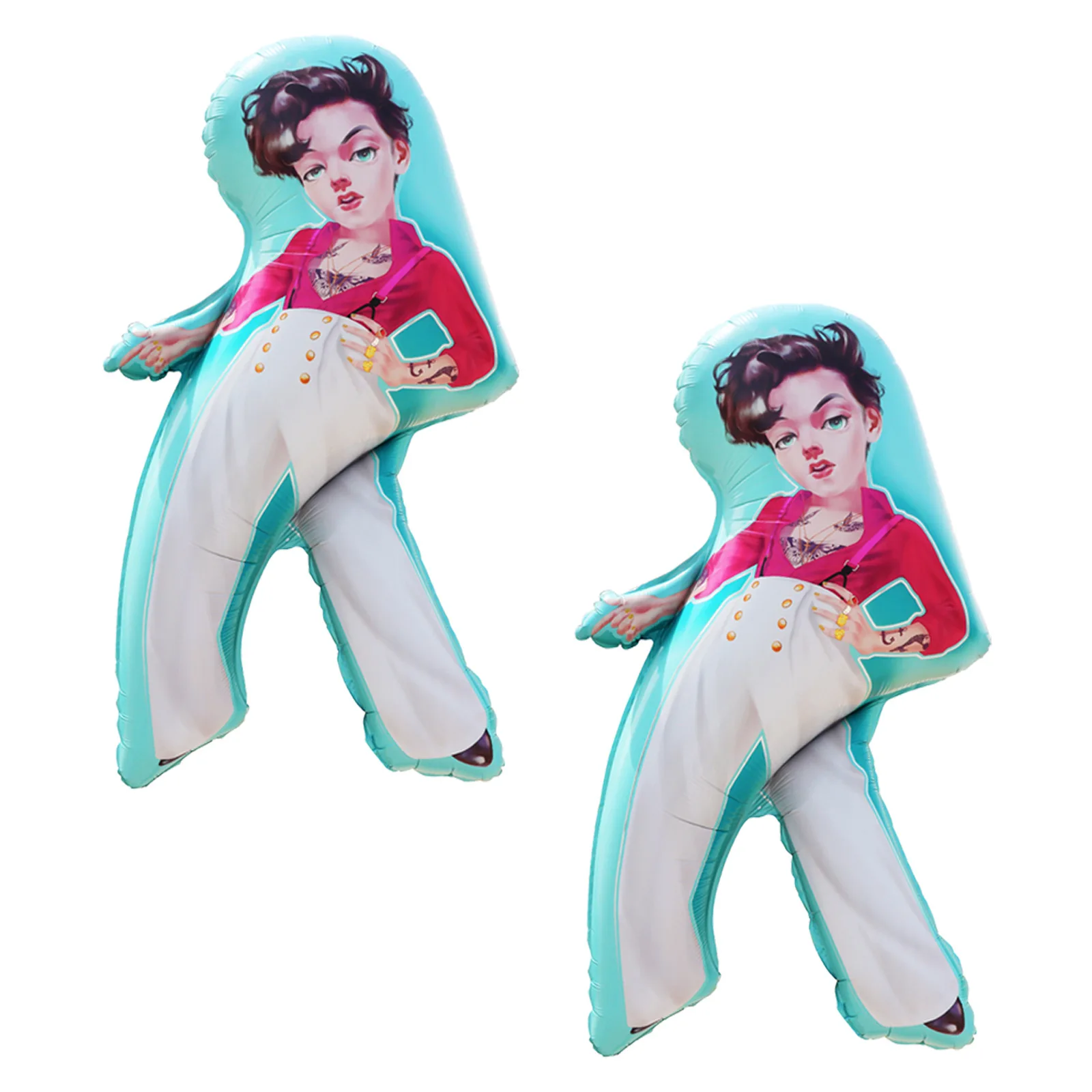 New Figure Shape Aluminum Film Balloon Birthday Party Decoration Bar Party Doll Balloon