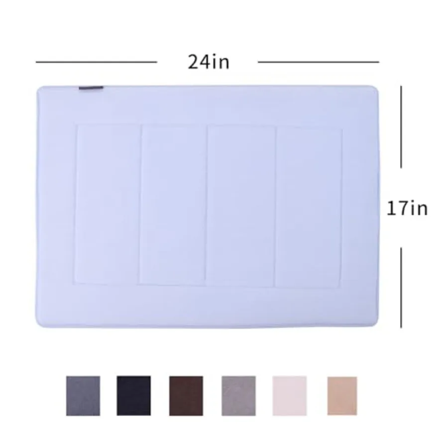 Bathroom Rugs, High Density Memory Foam Bath Mat, Absorbency and Non-Slip, Easy Care, Machine Washable Bath Mats for Bathroom,