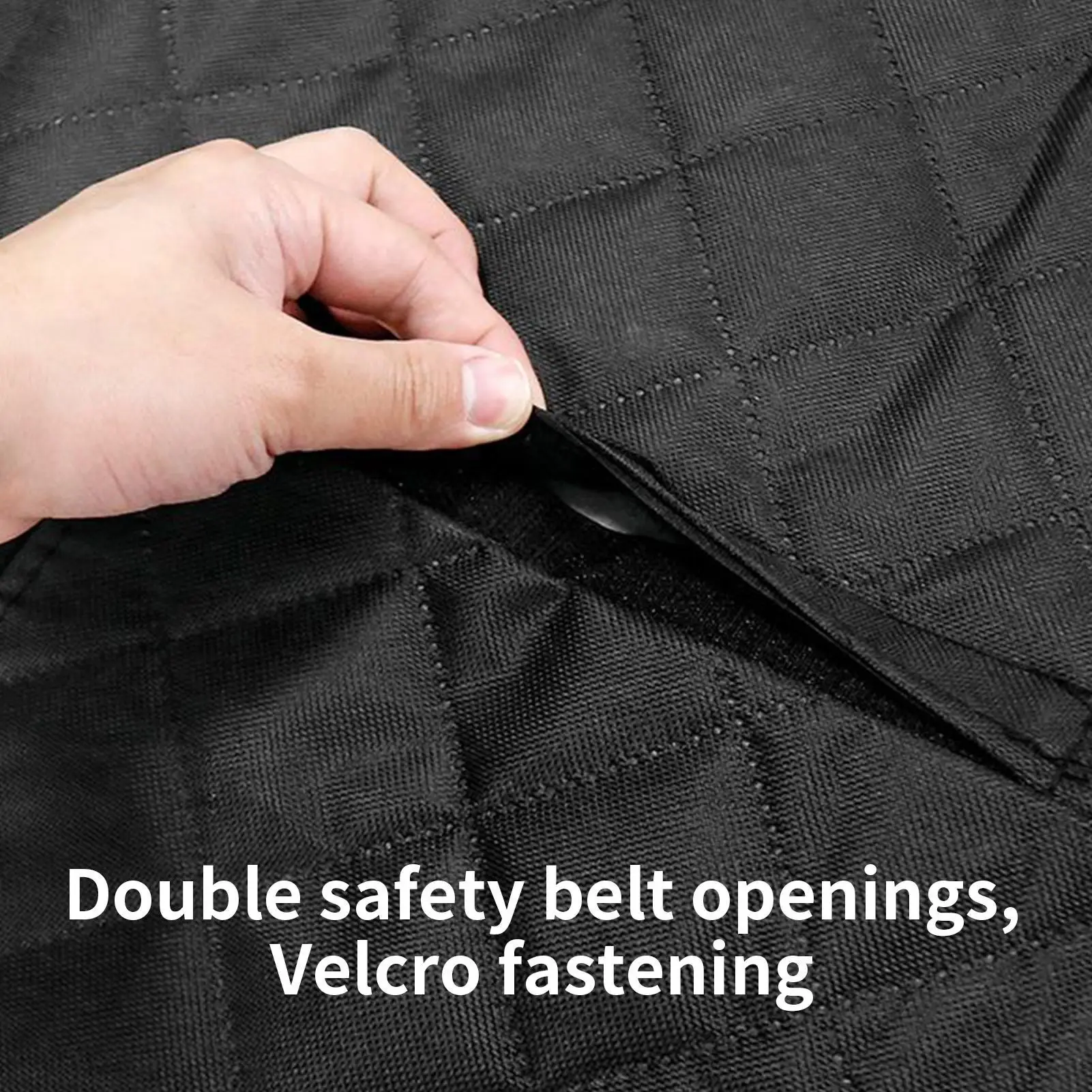 

Pet Car Seat Cover Double Zipper Waterproof Adjustable Strap Seat Cover For Dogs In Car For RV Sedan Truck Vehicle Automotive