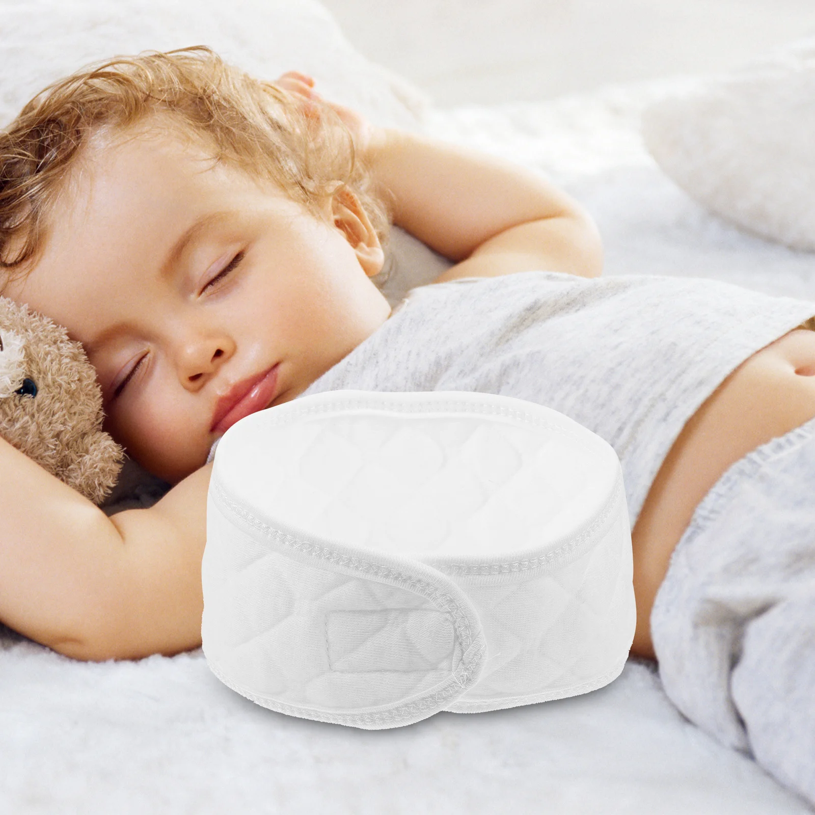 8 قطع من أربطة البطن الصديقة للبشرة من القطن لحديثي الولادة تقلل من أربطة بطن الأطفال من المغص والفتق #1