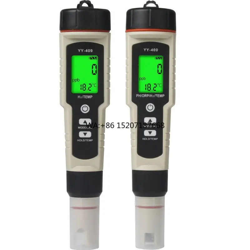 

4-in-1 Water Quality Tester Pen with Dual LCD Display PH/ORP/H2/Temperature Meter