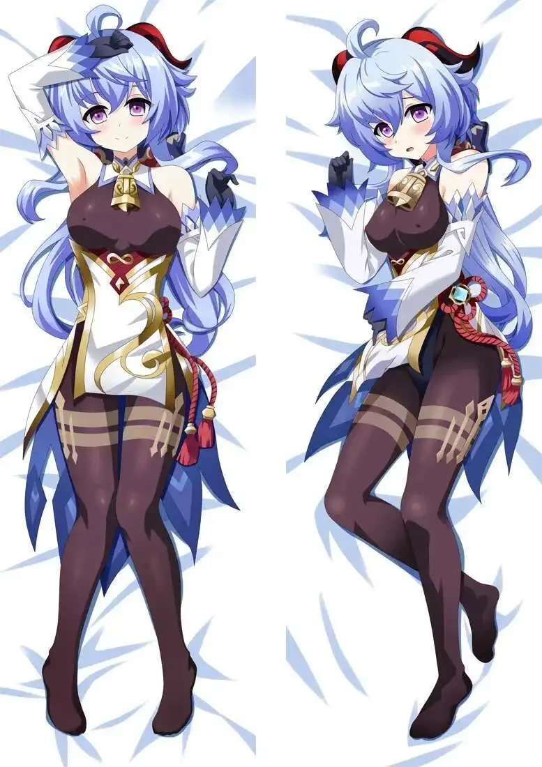 Gioco Genshin Impact Ganyu Cosplay Sexy Dakimakura 50*160 cm Federa Hing Body Prop