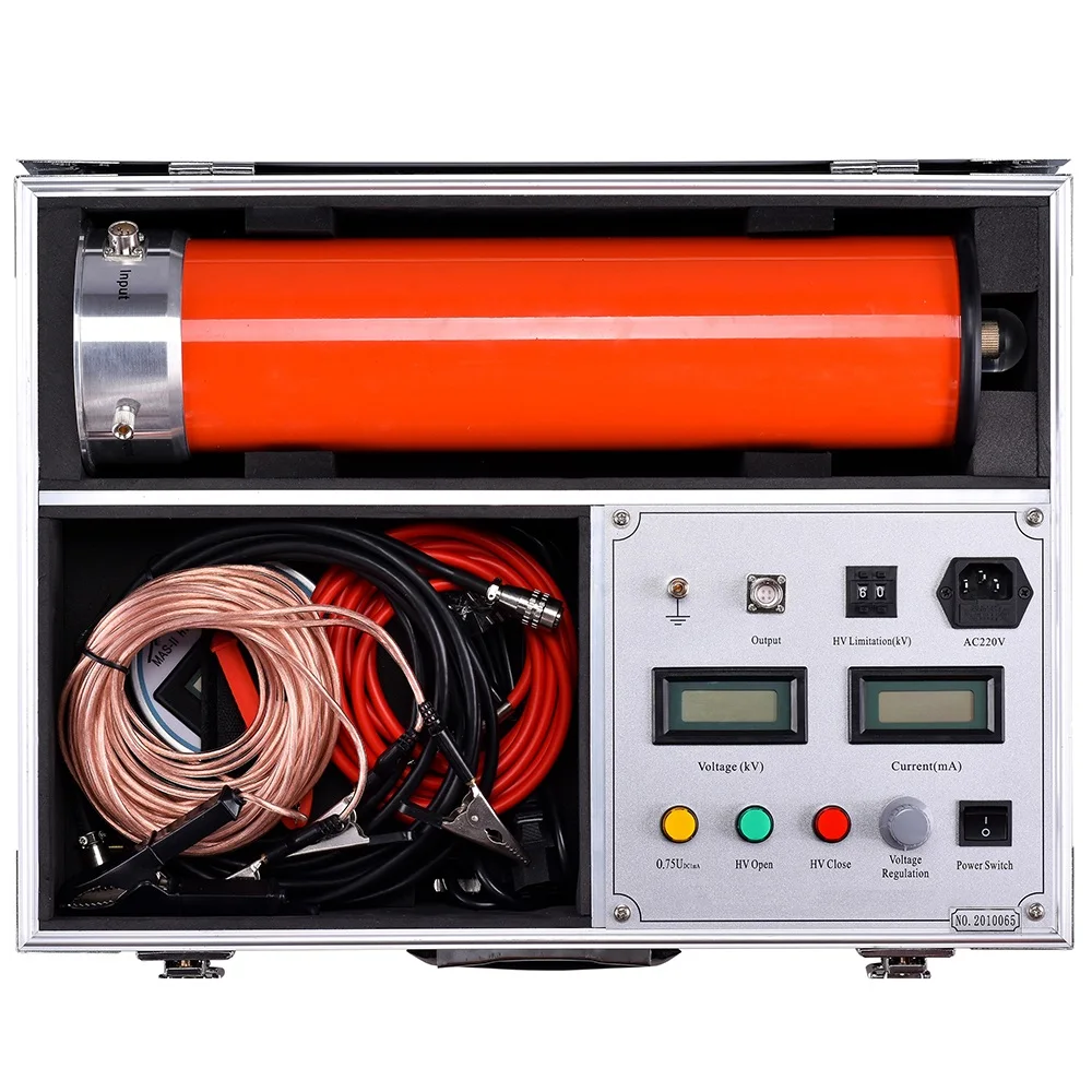 60kV/120kV  2mA/3mA/5mA HV test Set for DC Voltage Testing of Cables and Electrical Equipment  with International Standards