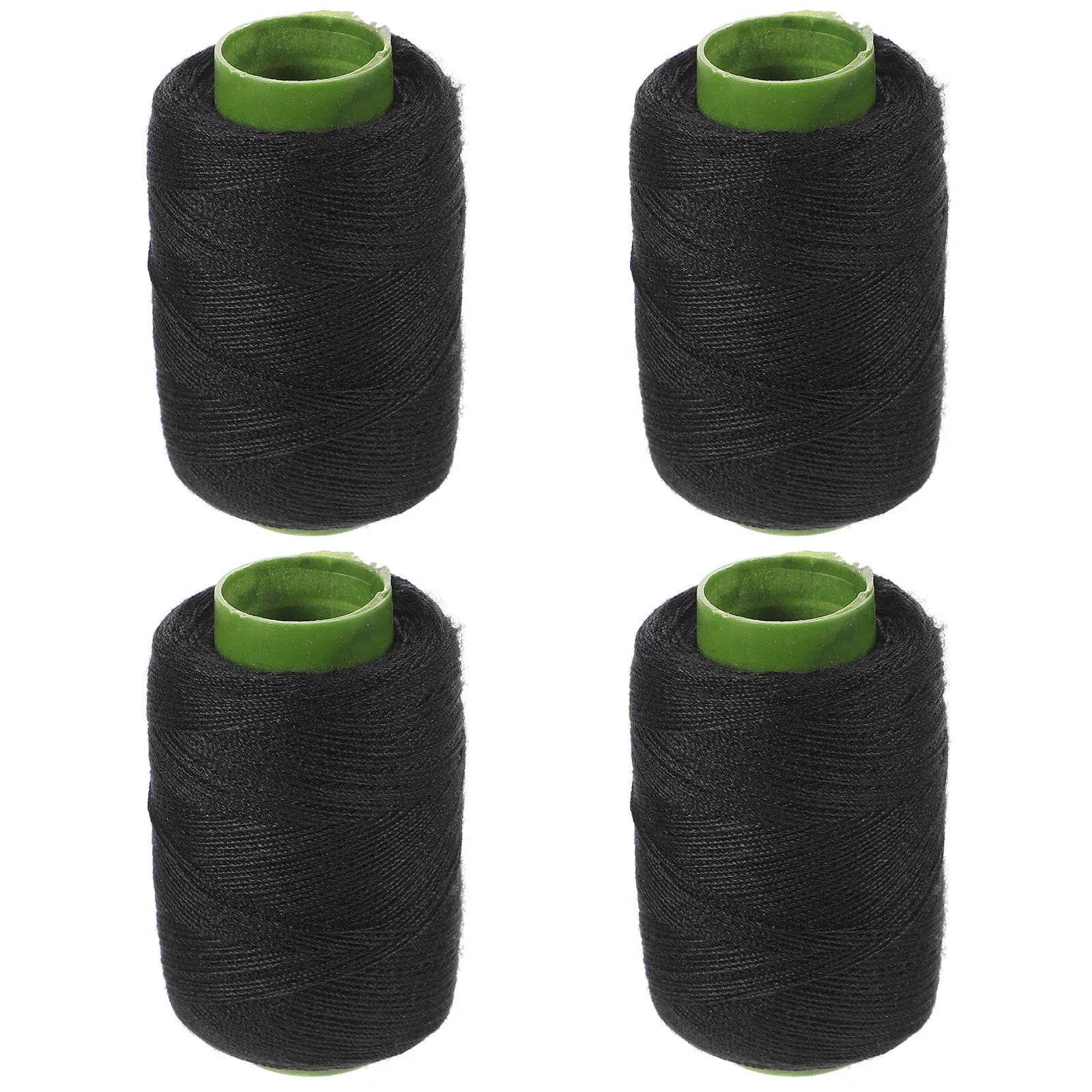 4 قطعة 300 متر/لفة اليد عالية القوة منخفضة الوبر لخياطة المفروشات الخياطة الديكور الستائر الخياطة الموضوع بكرات مخروط #6