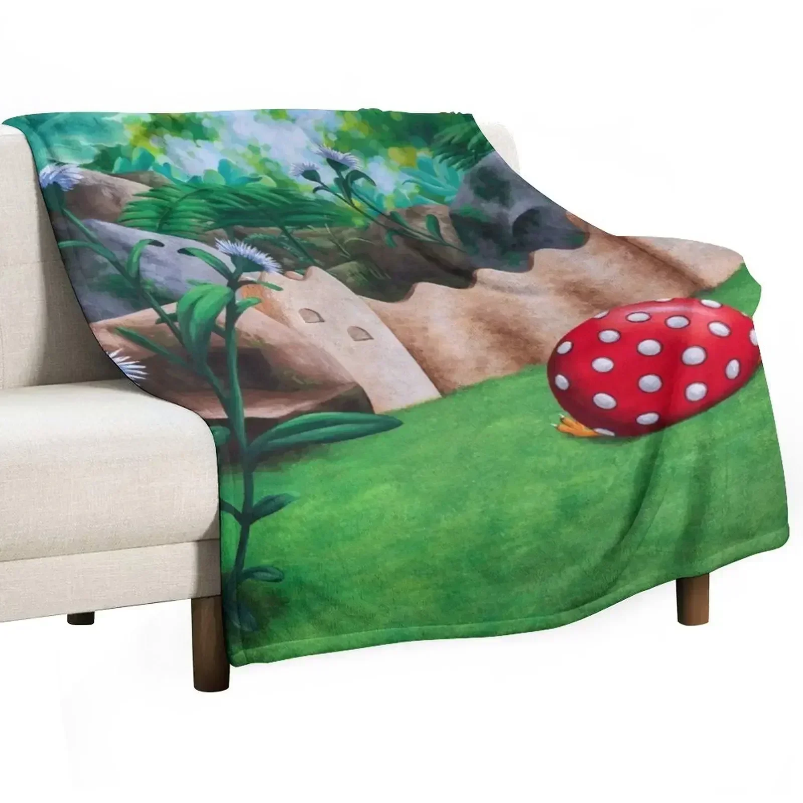 Garden of Hope Throw Blanket blankets and throws warm for winter Decoratives wednesday decorative Luxury Designer Blankets