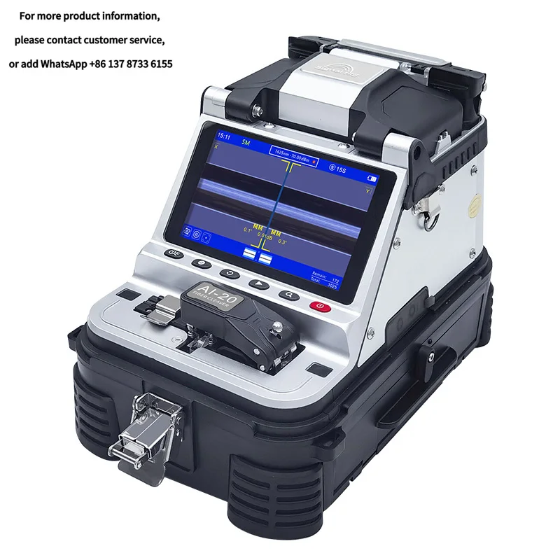 

AI-20 New Generation Fully Automatic Fiber Fusion Splicer Six-Motor With OPM/VFL Function For FTTH 4G 3G WIFI Networks