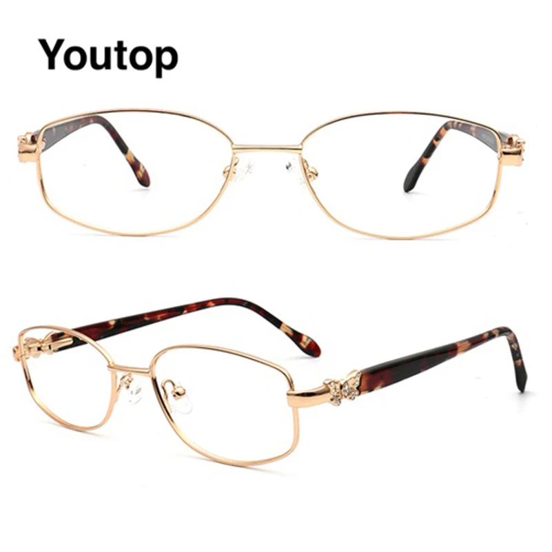 

Trendy Oval Metal Eyeglasses Frame Women Colorful Optical Eyewear Casual Decoration Myopia Prescription Spectacles Pink Glasses