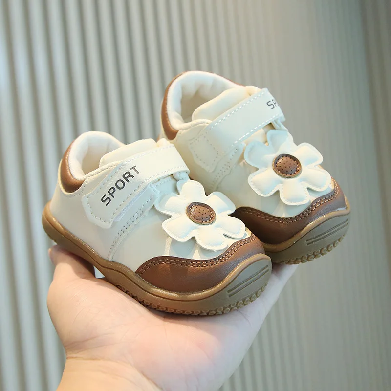 2026 Children Girl Flower Shoes Autumn Baby Causals Shoes Cute Non-Slip Infant Shoes Kids Princess Toddler Walking Shoes
