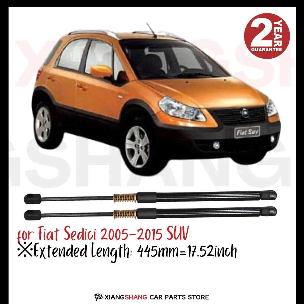 

2pcs Rear Damper for Fiat Sedici 2005-2015 SUV WITH SPRING Trunk Boot Gas Charged Gas Struts
