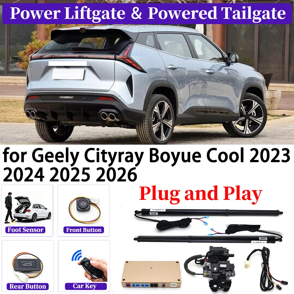 for Geely Cityray Boyue Cool 2023 2024 2025 2026 Upgrade Car Automatic Power Liftgate Kit Smart Auto Electric Tailgate System
