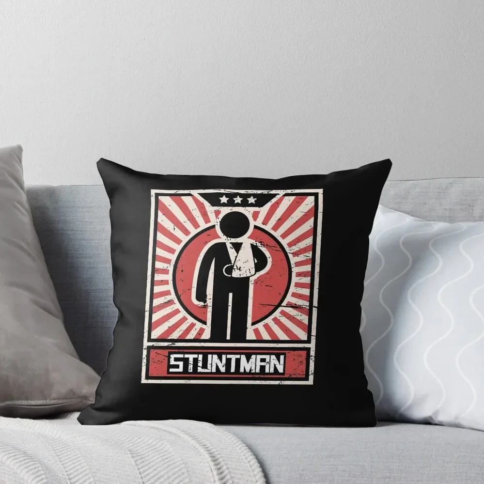 Stuntman Fractured Broken Collarbone Gift Throw Pillow Cushion Child Pillow Cover pillow