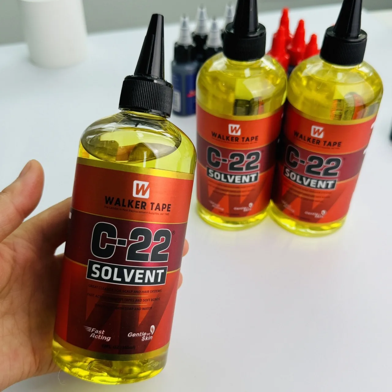 C-22 Solvent Spray Remover for Lace Wigs Removal Walker Tape Ultra Hold Lace Wig Adhesive for Tape Hair Extensions