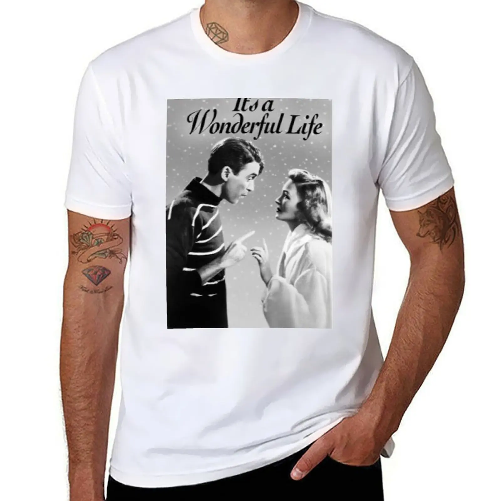 

It's a wonderful life T-Shirt cotton t shirts high quality man tshirt T-Shirt