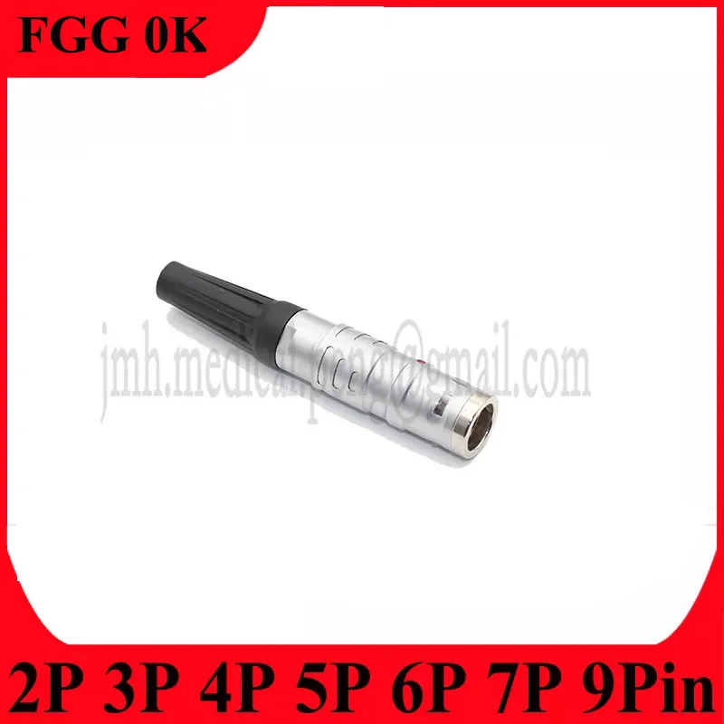 

Compatible FGG.0K 2 3 4 5 6 7 9 Pin Industrial Waterproof Metal Push-Pull Self-Locking Plug Connector For Data Transmission