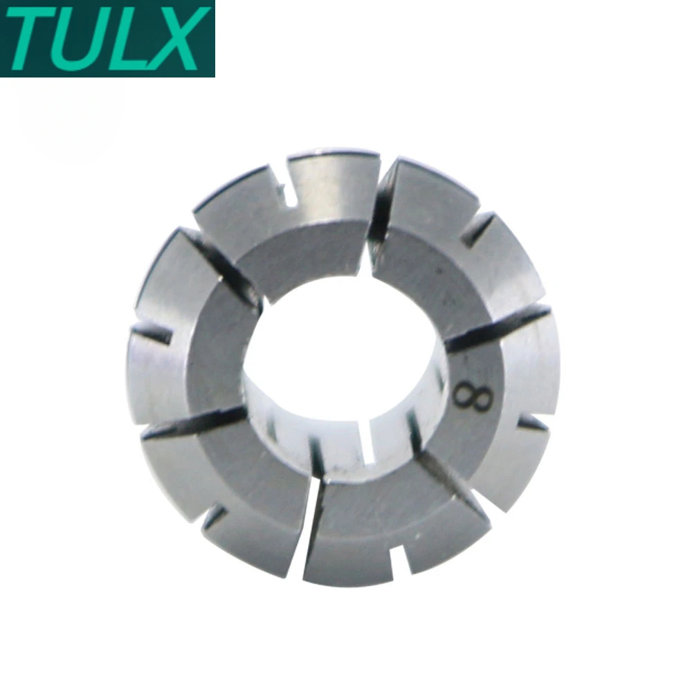 Tulx Er11 1-7Mm 8Mm 1/4 Mm 6.35Mm 1/8Mm 3.175Mm Veer Spantang Precisie 0.015 Spantang Voor Cnc Graveermachine Draaibank Gereedschap