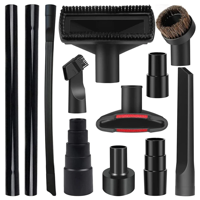 Adaptateur universel de tuyau d'aspirateur, 12 pièces, kit de fixation de rêve, support en plastique sec, pièces d'aspirateur