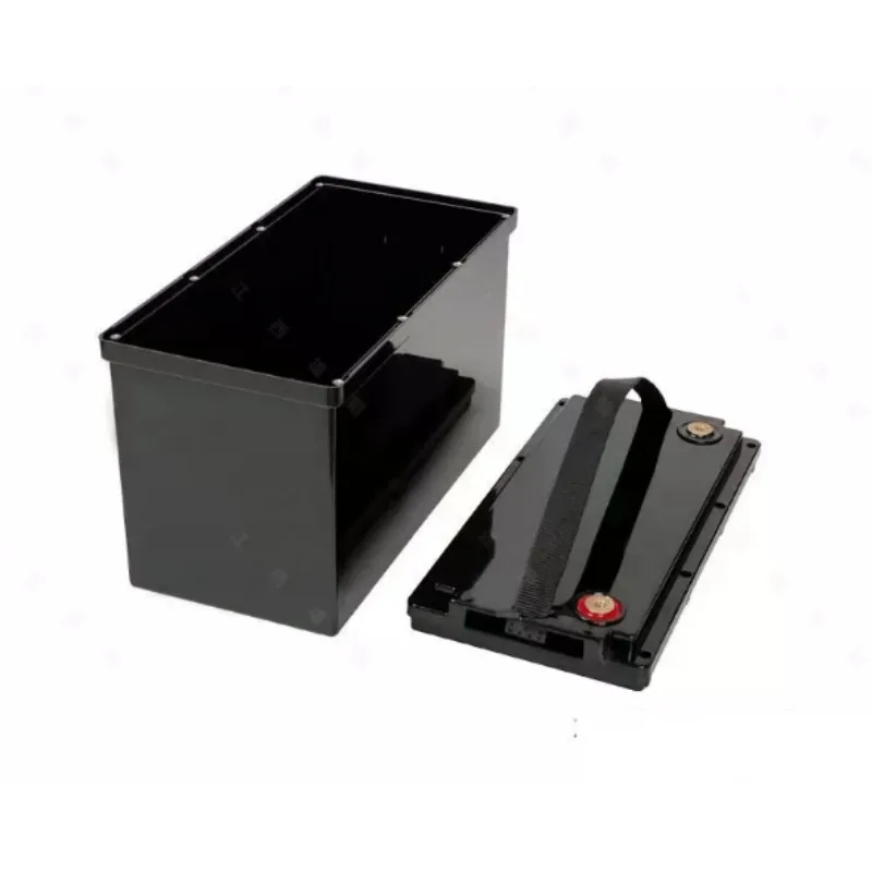 12V 100Ah Battery Enclosure Detachable ABS, Waterproof Lithium Battery Box for RV Solar Marine Storage