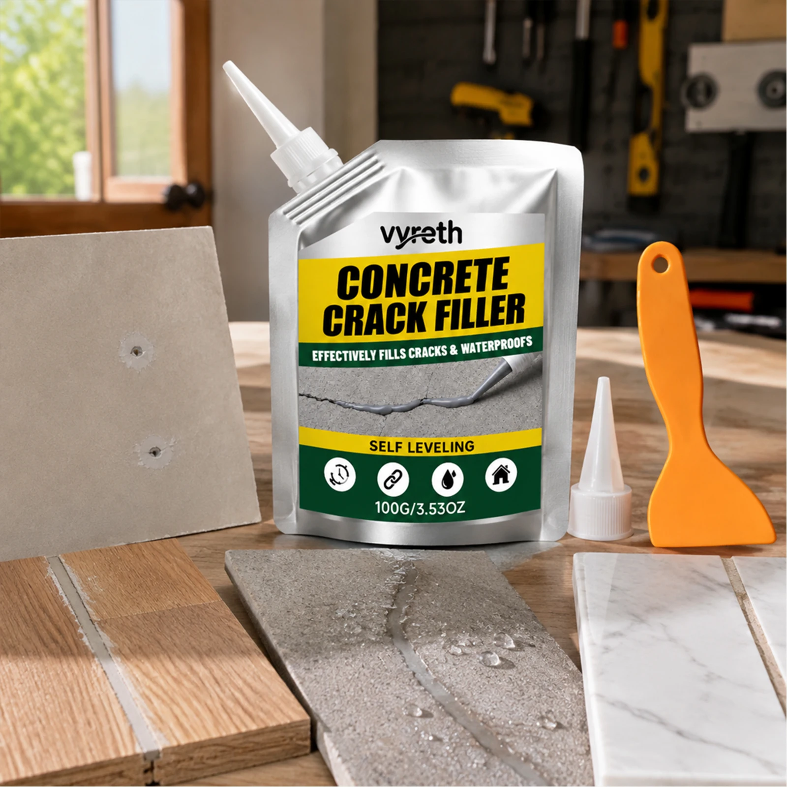 Multi‑Purpose Waterproof Sealant Gap Repair Adhesive for Furniture Floor Wall Flexible Crack Filler for Household Daily Repairs