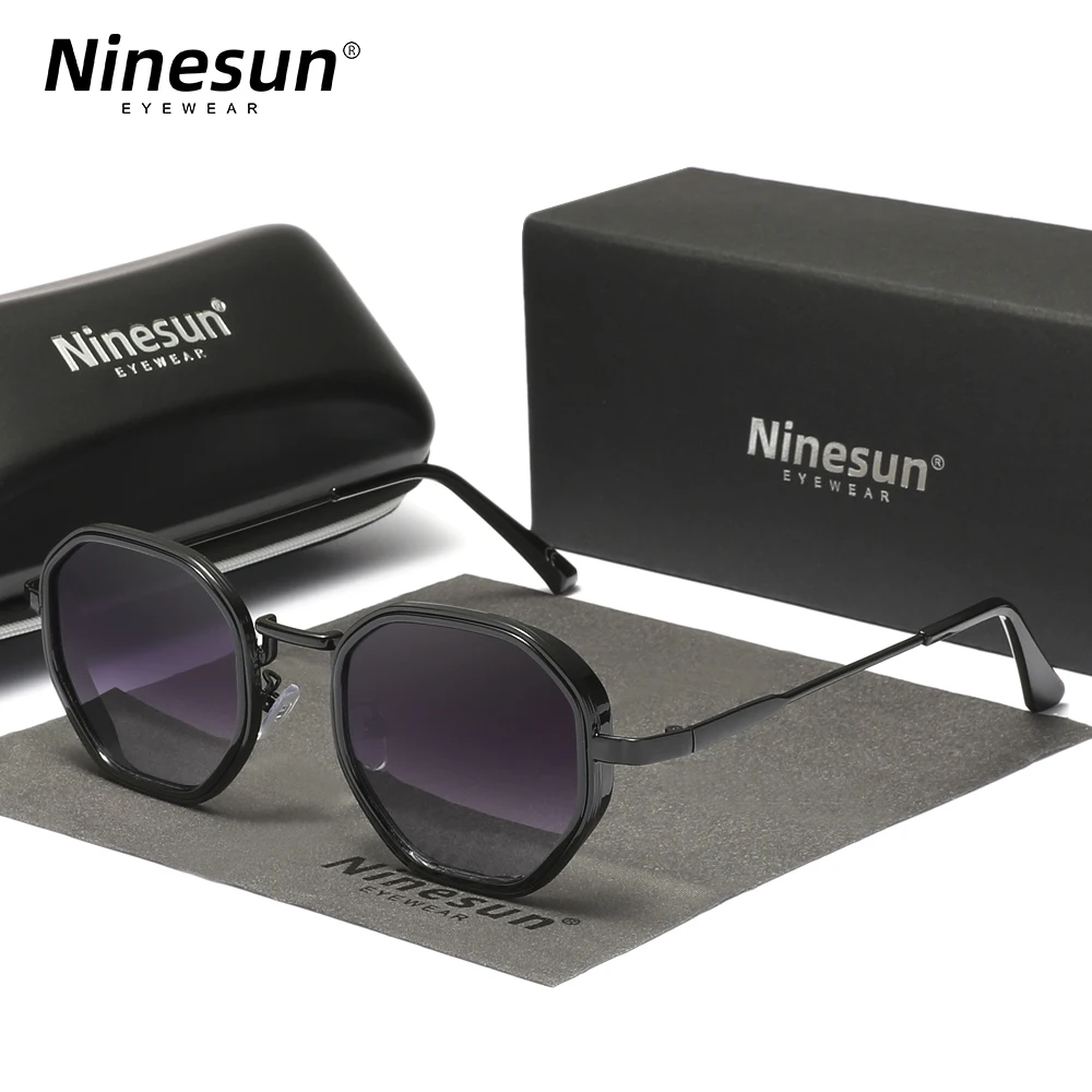 Ninesun Retro Alloy Sunglasses Trendy Leisure For Ladies Accessories UV400 Driving Travel Outdoor Eyewear