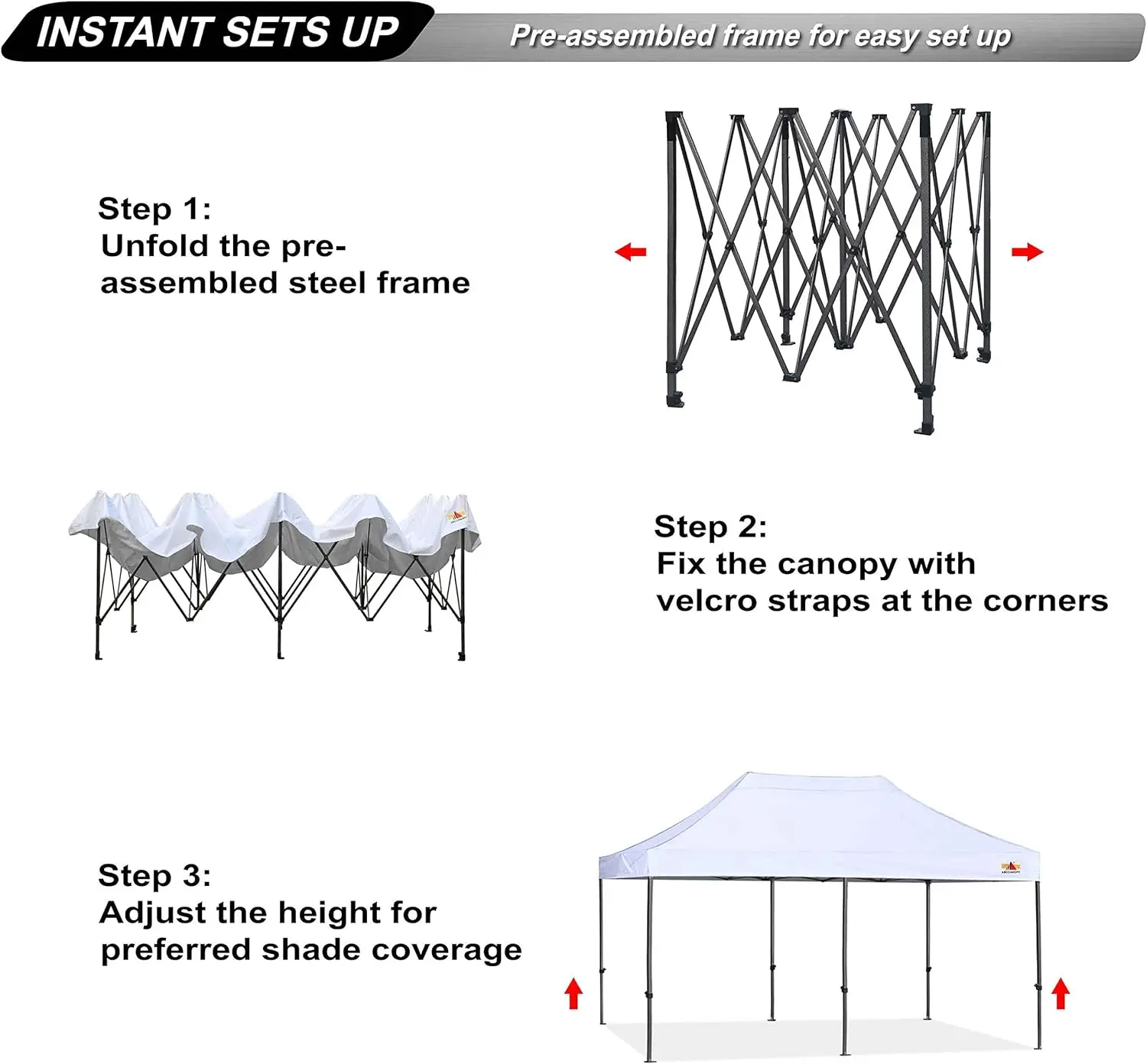 Canopy Tent 10x20 Commercial-Series(White)