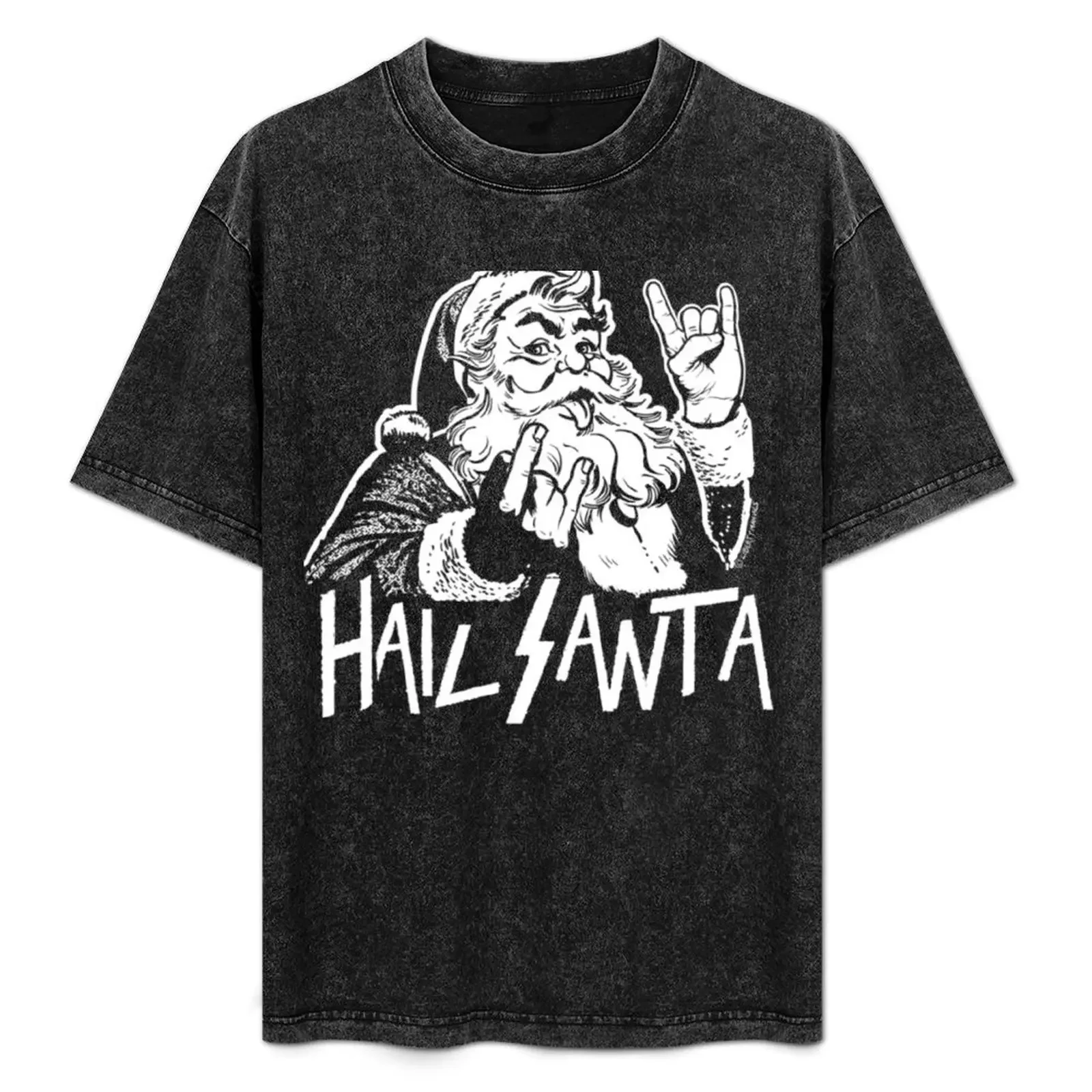 

Hail Santa T-Shirt rapper graphic tees summer top plus size clothes men t shirts high quality