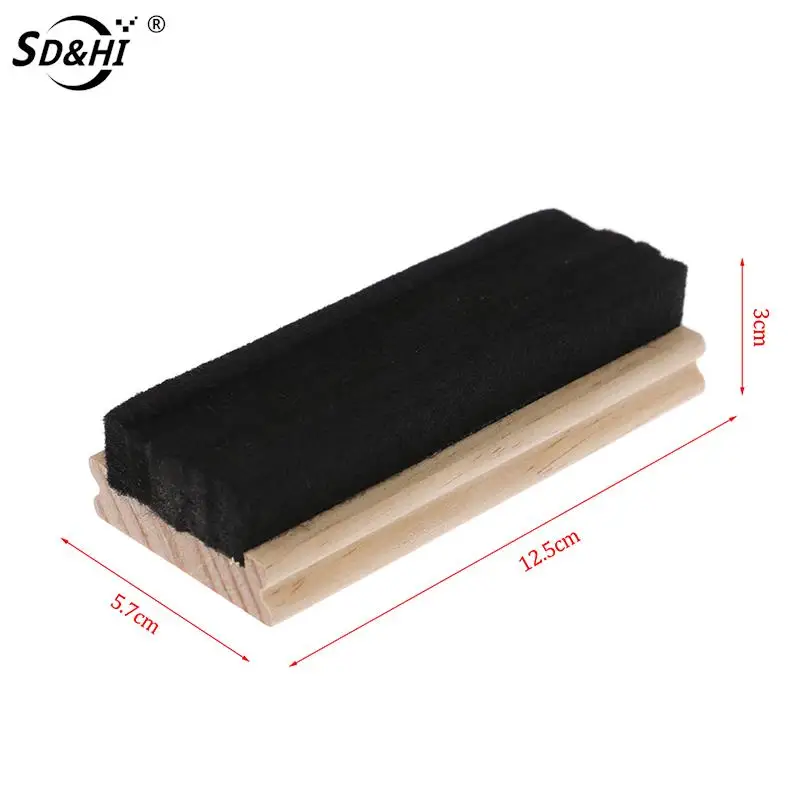 1Pc Grote Board Gum Boord Cleaner Blackboard Wolvilt Gum Houten Bord Stofdoek Klaslokaal Cleaner Kit 12.5*5.7*3Cm