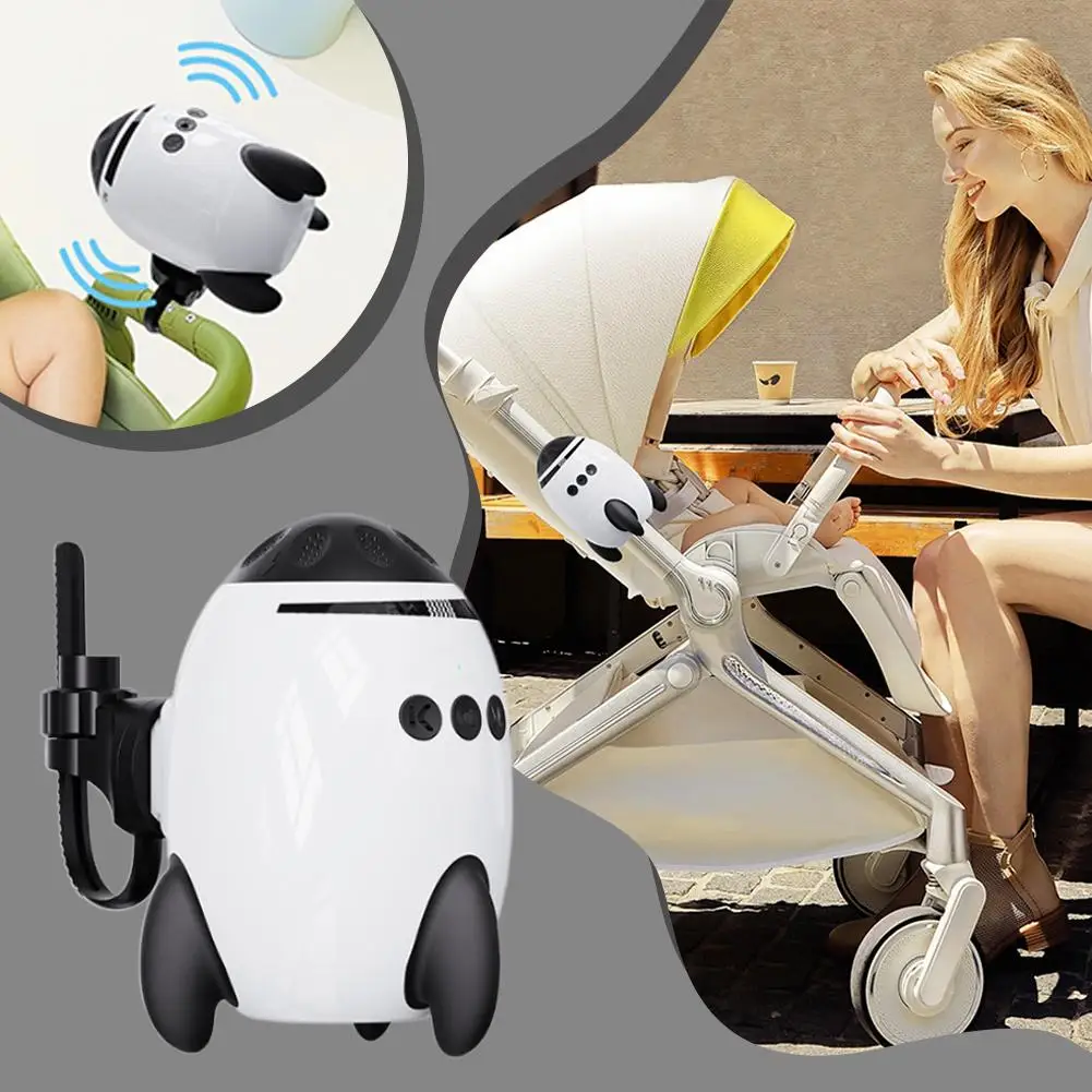 

Шейкер для детской коляски, многорежимный успокаивающий шейкер для коляски, вибрационная и звуковая терапия, машина для сна ребенка с функцией таймера