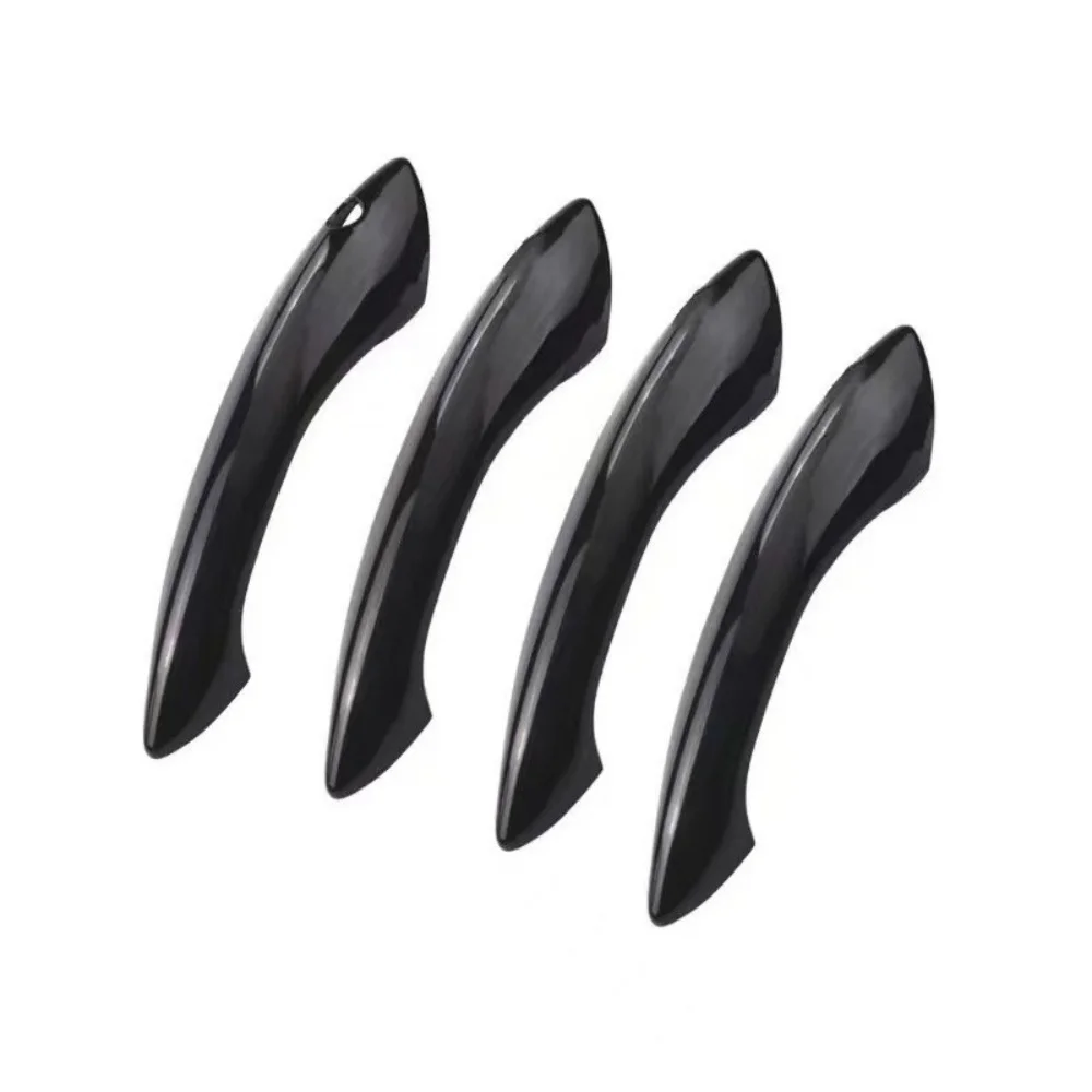 ترقية السيارة غطاء مقبض الباب لسيارات BMW 6 Series F06 F12 F13 2010-2019 ألياف الكربون Charred كروم أسود فضي اكسسوارات السيارات