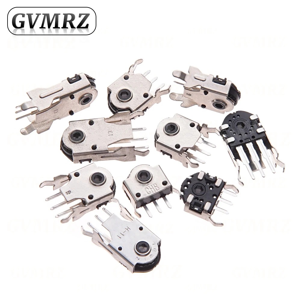 10PCS Mouse Encoder 5MM 7MM 9MM 11MM 13MM Rolling Switch Roller Encoder 5H 7H 9H 11H 13H Mouse Navigation Mouse Connector