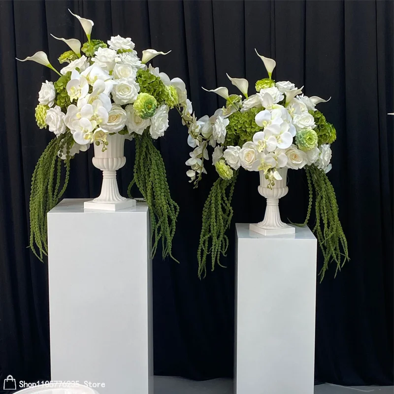 Künstliche Rosen-Orchideen-Tischdekoration Blumenball Hochzeitsfeier-Dekoration Blumenarrangement Tischdekoration für Zuhause und Veranstaltungen – Detail 2