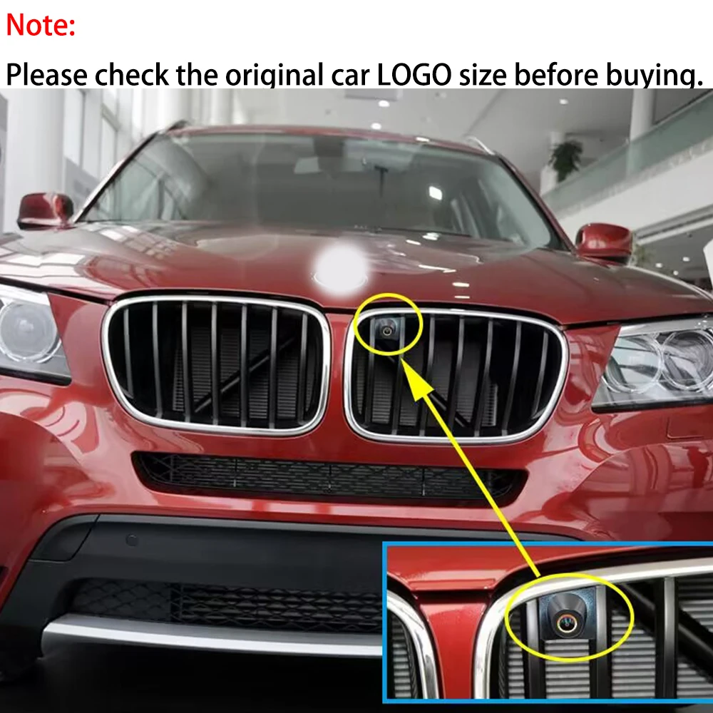 ZJCGO Front View Camera AHD 1080P Waterproof Night Vision CCD for BMW X3 F25 X4 F26 2011 2012 2013 2014 2015 2016 2017 2018