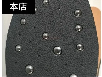 땀 흡수 및 냄새 방지 자석 요법 깔창, 자석 돌 마사지, 소가죽, 화산석 건강 관리