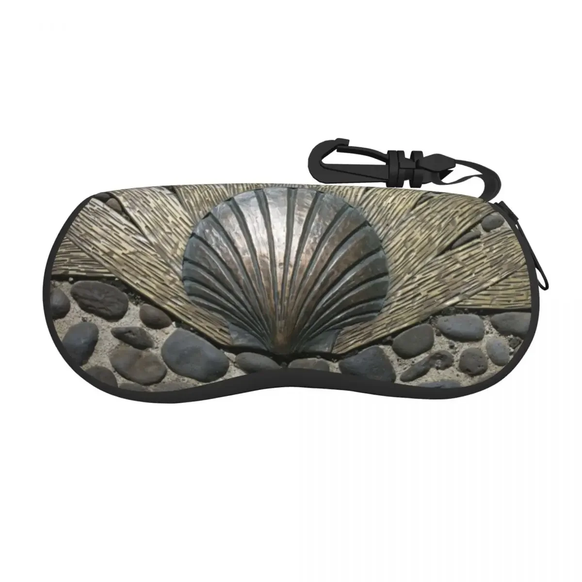 Custom Scallop Shell Camino Shell Eyeglasses Case Men Women Cool Glasses Case Sunglasses Box Pouch