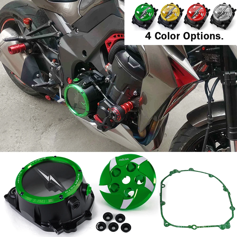 

Прозрачная крышка сцепления и фиксатор пружины двигателя Z 1000 для Kawasaki Z1000 2010-2015