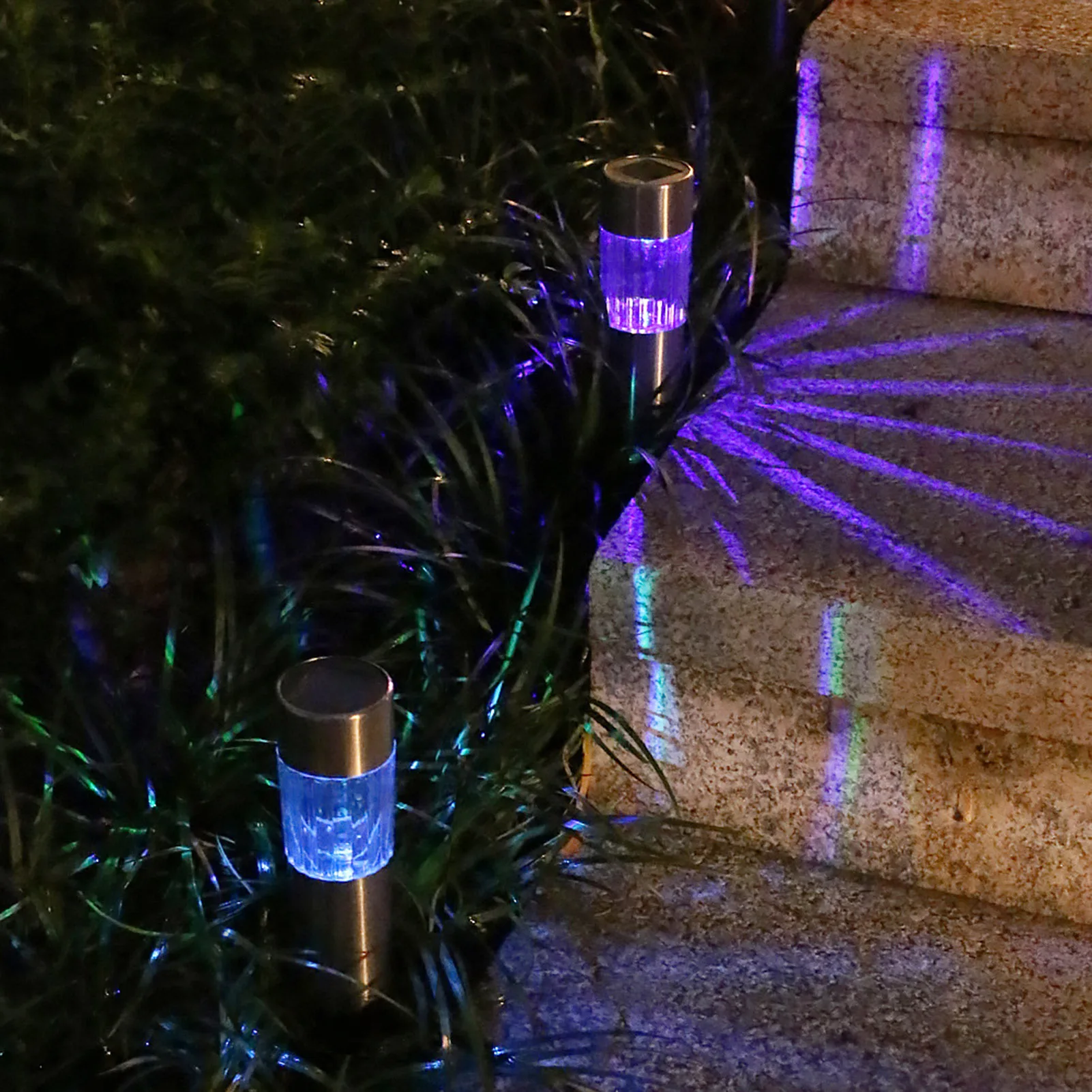 Tuinverlichting Op Zonne-Energie Met Verbeterde Zonnepaneelpadverlichting Geschikt Voor Vakantieroute Patio Tuin Decoratie Licht