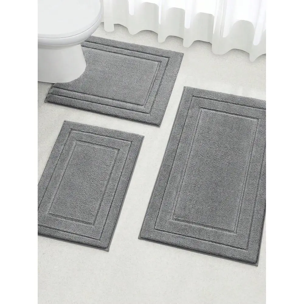 

Мягкий впитывающий флокированный коврик для ванной, набор нескользящих ковриков для ванной, комплект ковров для ванной комнаты, декор для дома, уличный коврик, придверный коврик Summ