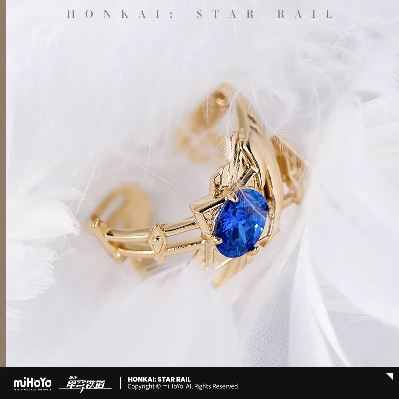 Official Honkai Star Rail Gaming Merchandise Cartoon Characters Cosplay Sunday Topic Impression Series Ring