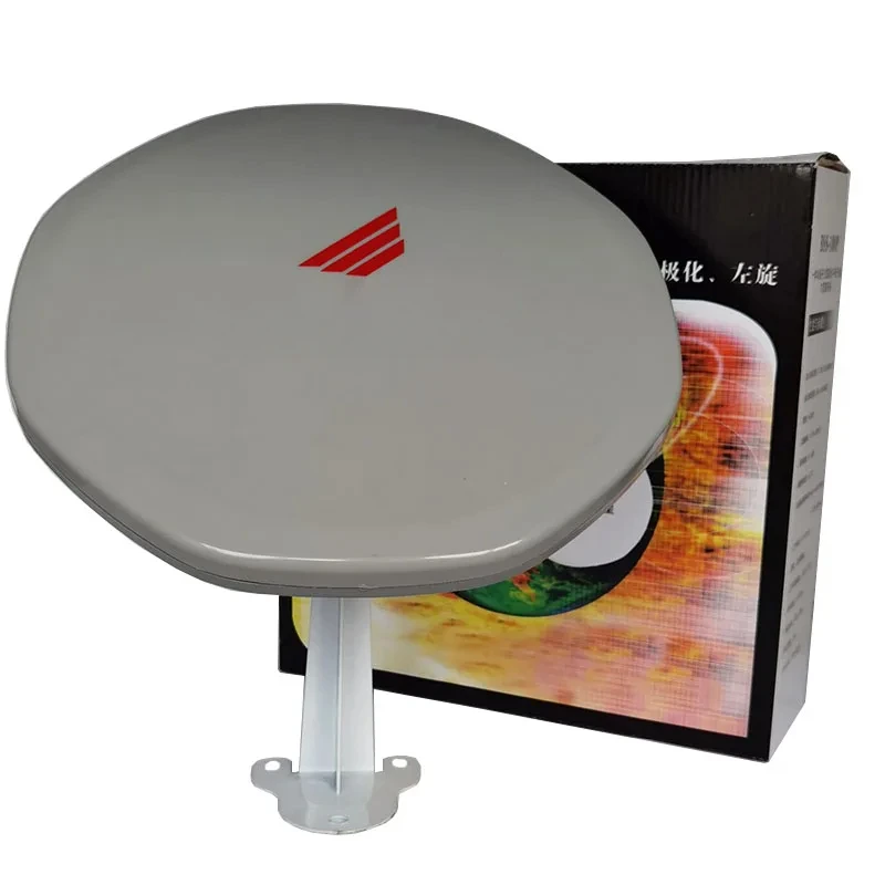 Satellite TV Dish for Home Flat Panel KU Band Antenna Digital 26cm Ku Band Lnb Mini Build-in Lnb HD Vision