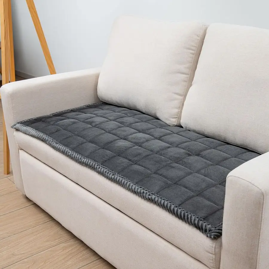 

Чехол для дивана для собак, моющийся, пушистый, нескользящий, для домашних животных, детей, подходит для диванов и кушеток