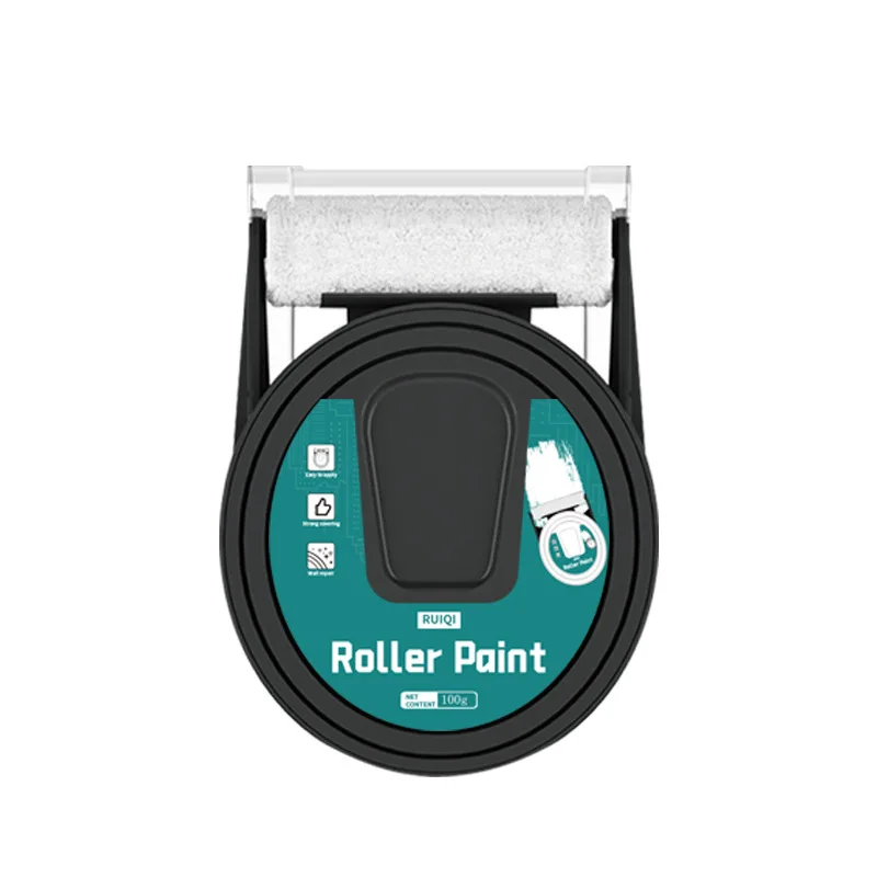 فرشاة إصلاح مائية لأسطوانة طلاء الجدران؛ طلاء جدران داخلي؛ تجديد وتغطية البقع؛ فرشاة دوارة صغيرة محمولة #6