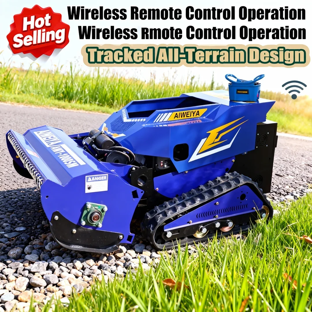 

Customized Quick New Order Robot Flail Lawn Mower - Remote Control Efficient Grass Cutter Machine for Lawns