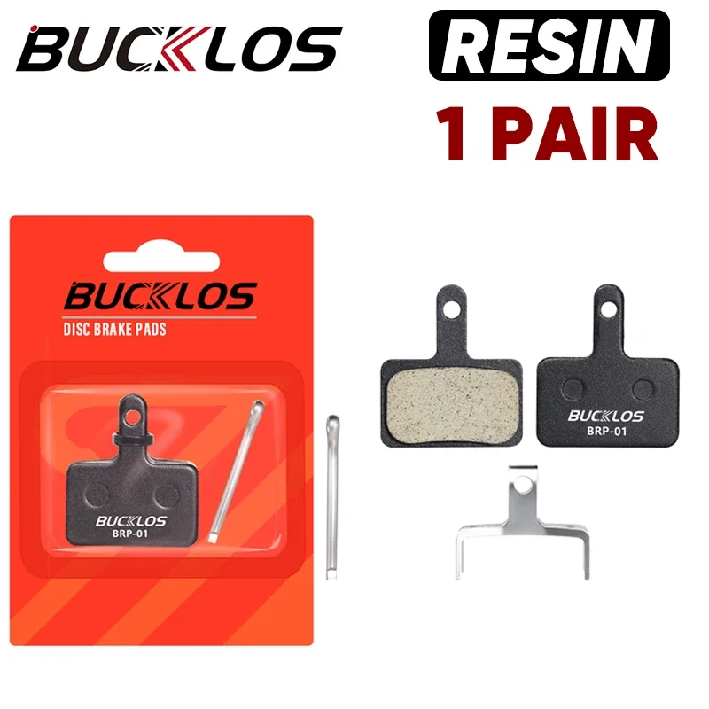 BUCKLOS Hars Remblokken 1/2/4/6/8/10 PC Fiets Hydraulische Schijfremblokken Voor SHIMANO MT200 B01S slijtvast Duurzaam Fiets Remblokken