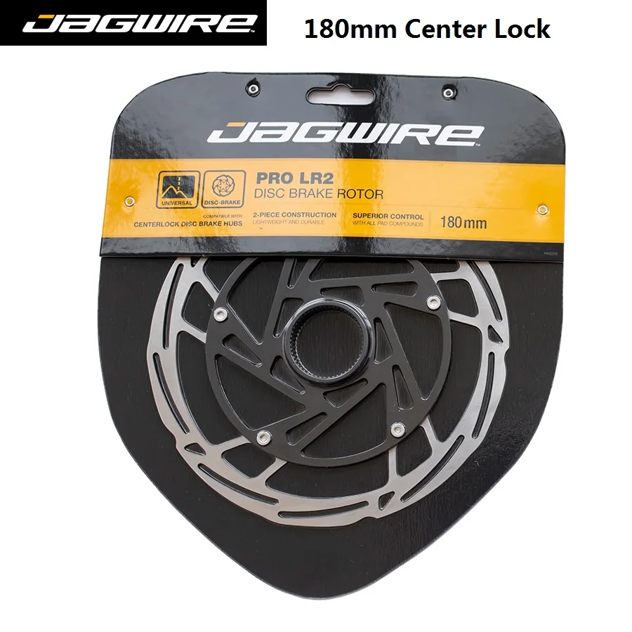 Jagwire PRO LR1 LR2 Center Lock Rotor, 140, 160mm, 180mm, Road Bike, Centerlock Disc, 9mm, 12mm Lock Ring