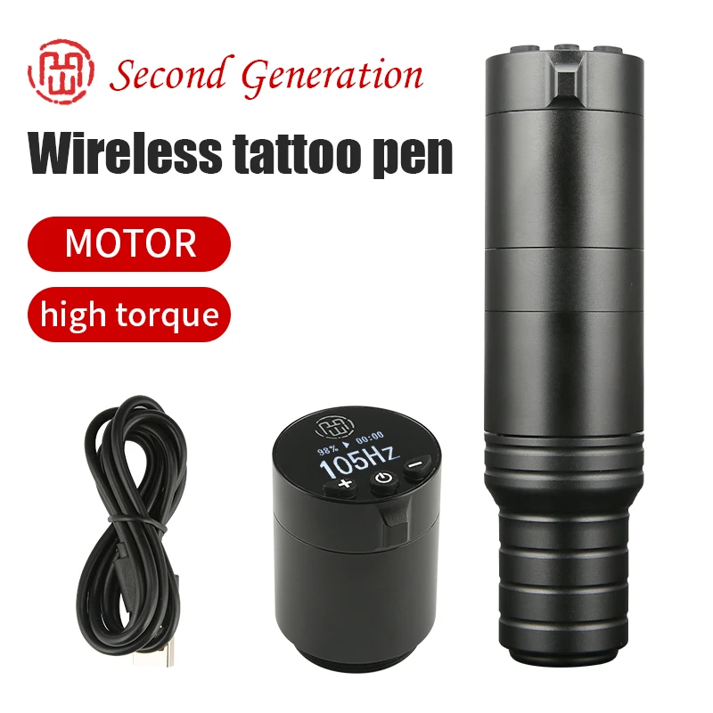 TAIDU Tattoo Machine Gun Wireless Tattoo Pen High Torque