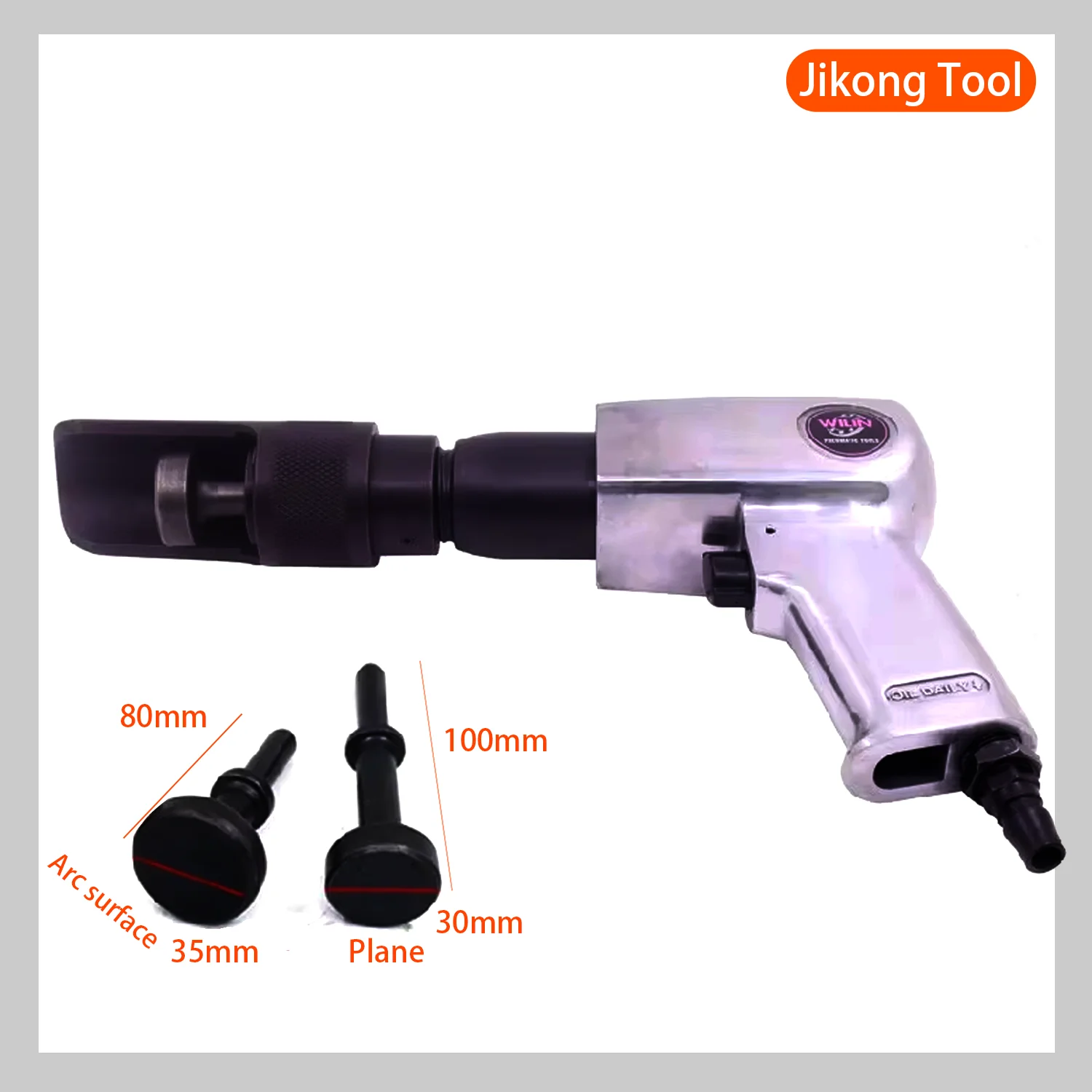 Pneumatic sewing machine, sewing machine accessories, quick head cover