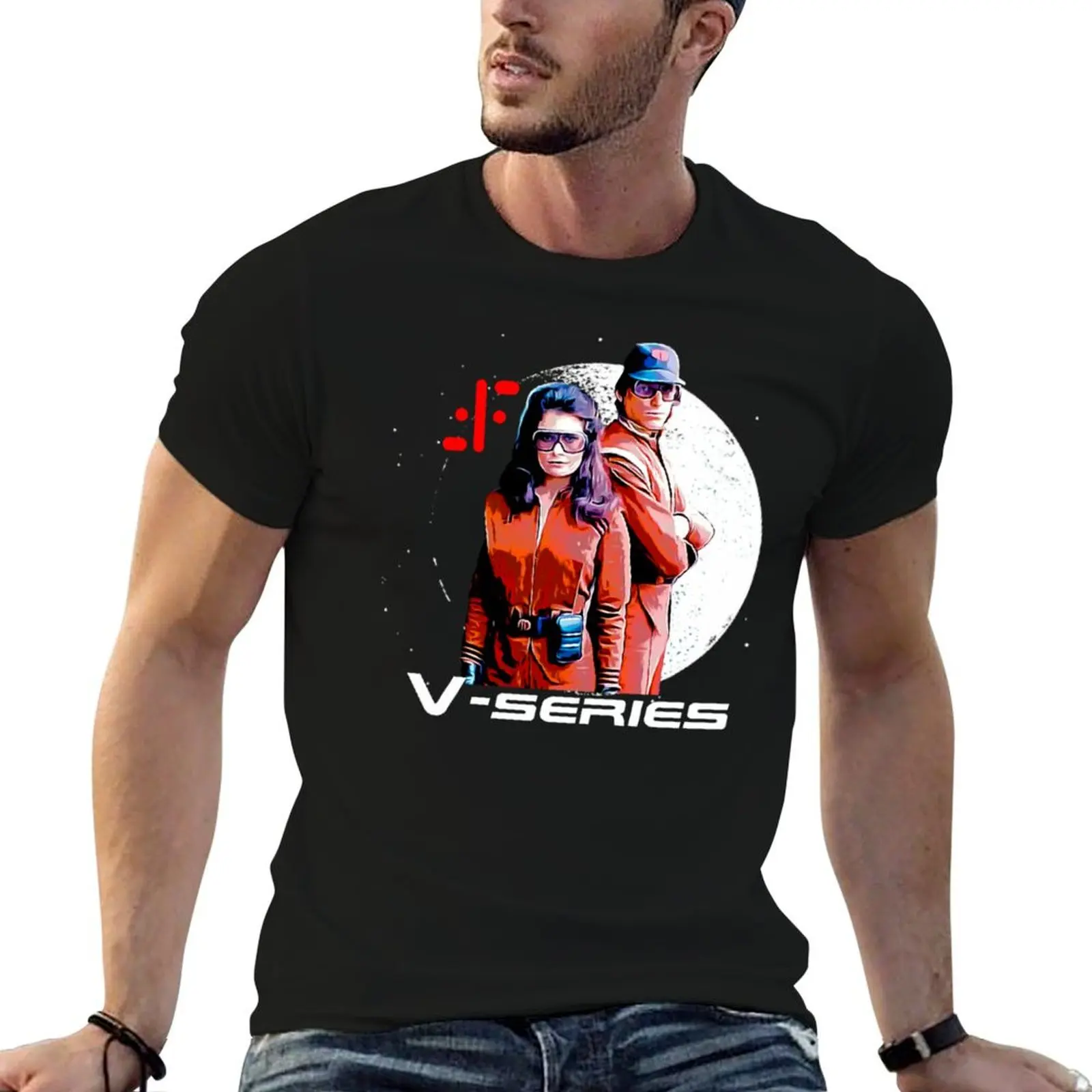 The Visitors V 80s TV Series T-Shirt Christmas Casual Short Sleeve Top