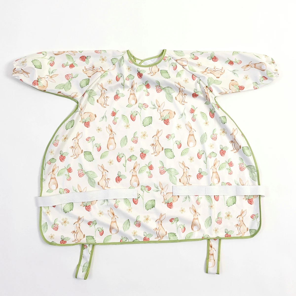 Elinfant مرايل أطفال بأكمام طويلة مقاومة للماء مرايل أكل للتغذية ومآزر رسم قابلة للغسل غطاء كرسي مرتفع #3