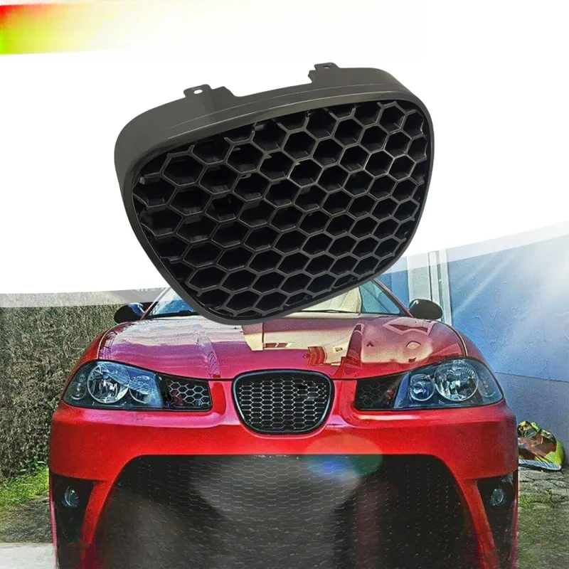 

Для Seat Ibiza Typ 6L Cordoba 2002-2009 автомобильная сотовая передняя решетка бампера сетчатая решетка верхняя решетка гоночные грили 6L0853651D ﻿