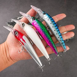 Suspending Minnow Sea Bass Fishing Lure 11cm 25g Jerkbait Wobblers Bass Pike Swimbait Fishing Lure Dive 5m